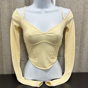 Off-Shoulder Corset Top